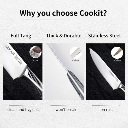 German Steel Knife Set – 15-Piece Chef Cutlery Block - Image 4