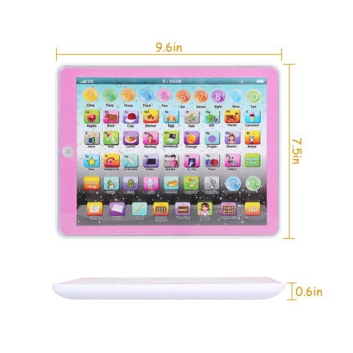 1Pc Kid Baby Toddler Tablet Toy Educational Learning Study Tablet Pad Gift For Aged 2 3 4 5 6 7 Girls Boys - Image 10