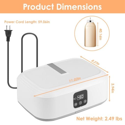1Pc Portable Clothes Dryer Mini Dryer Foldable Dryer Machine With Timer UV Sterilization 2 Drying Modes Remote Control For Apartment Dorm RV Travel Home - Image 8