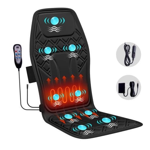 2025 New Model Massage Cushion, Neck And Back Kneading And Heating, 9 Levels Of Intensity,9 Modes, Home And Office Electric Massage Pad, Portable Multifunctional Massager, 10,20,30 Minutes Timer - Image 6