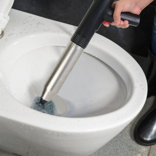 1Pc Electric Toilet Plunger High Pressure Air Plunger Air Drain Blaster Drain Clog Remover With Real Time Pressure Display For Toilets Bathroom Floor Drain Kitchen Sinks Plumbing Clogs - Image 9