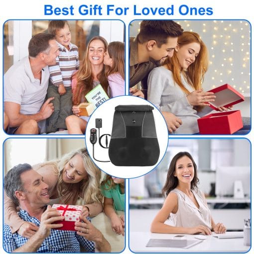 1Pc Back Massager With Heat 3D Kneading Massage Pillow Shiatsu Full Body Massager For Back Neck Waist Arm Abdomen Calf - Image 2