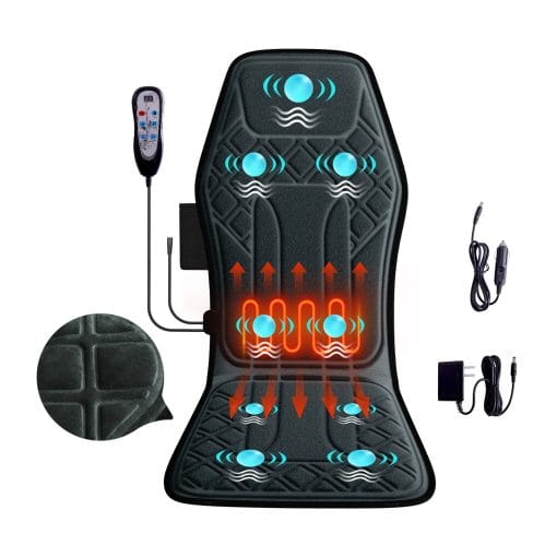2025 New Model Massage Cushion, Neck And Back Kneading And Heating, 9 Levels Of Intensity,9 Modes, Home And Office Electric Massage Pad, Portable Multifunctional Massager, 10,20,30 Minutes Timer - Image 7