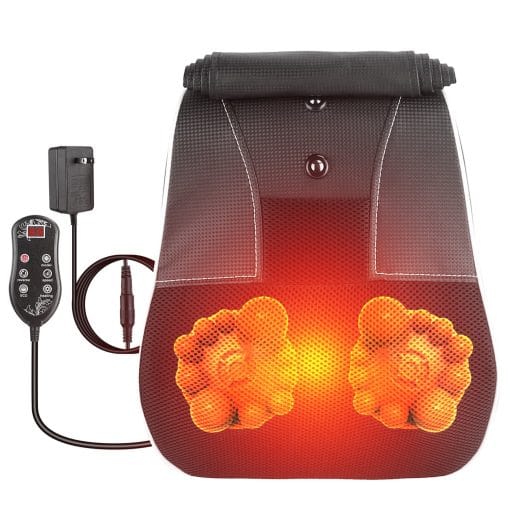 1Pc Back Massager With Heat 3D Kneading Massage Pillow Shiatsu Full Body Massager For Back Neck Waist Arm Abdomen Calf - Image 10