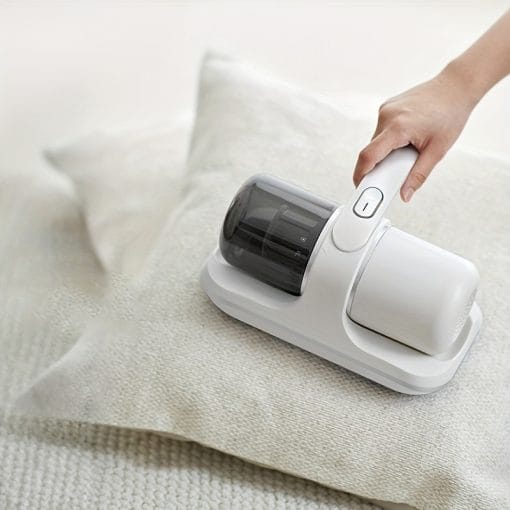 Portable Vacuum Powerful Bed Vacuum Cleaner Rechargeable Portable Vacuum For Pet Hair Carpets Floors Blue Household Cleaning Supplies - Image 7