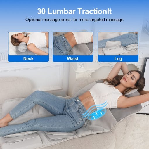 Detachable Smart Massage Mattress,Independent Lumbar And Back Heat Therapy,Overload Automatic Protection,Removable And Washable - Image 8