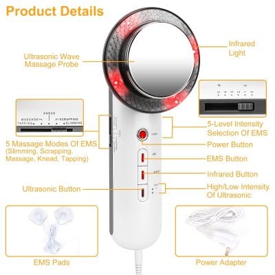Alternative view of Handheld Body Massager – Powerful Fat-Burning Slimming Device for Visible Results