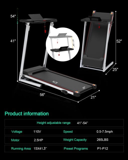 Treadmill JK1608-2B - Image 6