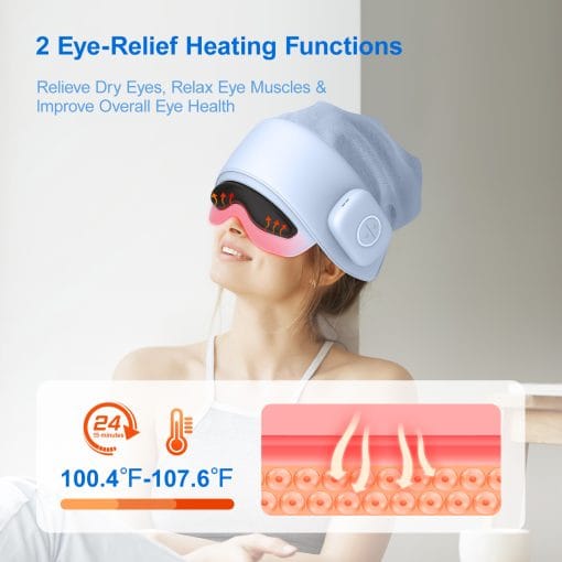 2025 Best-Selling Smart Head Massager With Eye Relief & Heating Function - Image 2