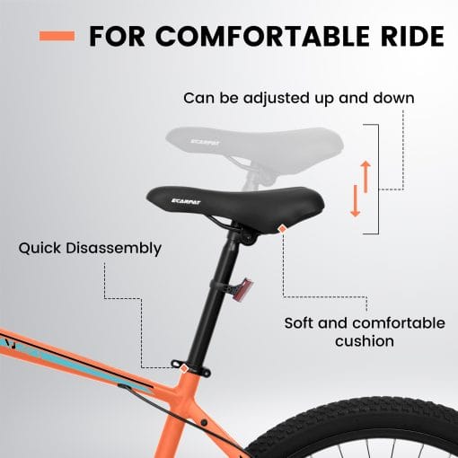 A26322 26-inch Mountain Bike  Aluminum Frame Shock Absorbing Front Fork Bike 21-speed Disc Brake Mountain Bike - Image 9