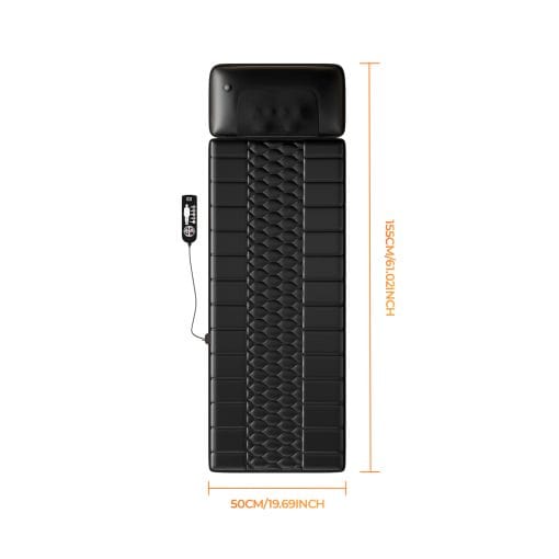 Foldable Massage Mattress Controller With Smart Heating And Timer, Perfect For Full-body Relaxation At Home, Portable And Convenient For Home Use - Image 3