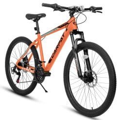 A26322 26-inch Mountain Bike  Aluminum Frame Shock Absorbing Front Fork Bike 21-speed Disc Brake Mountain Bike