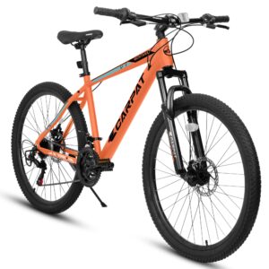 Mountain Bike 26-inch aluminum frame on white background