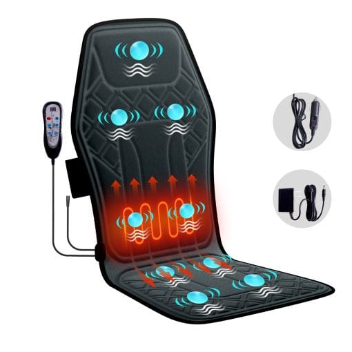 2025 New Model Massage Cushion, Neck And Back Kneading And Heating, 9 Levels Of Intensity,9 Modes, Home And Office Electric Massage Pad, Portable Multifunctional Massager, 10,20,30 Minutes Timer - Image 4