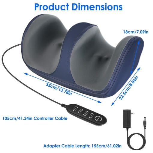 1Pc Shiatsu Foot Massager With Heat Foot Calf Thigh Arm Massager Machine With 3 Modes 3 Intensity Levels Gifts For Mom Dad Lover - Image 4