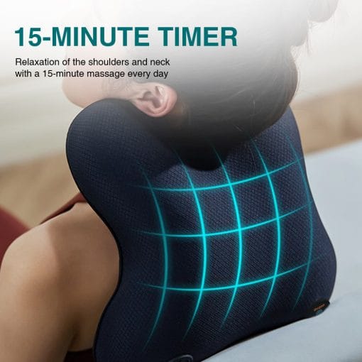 Neck And Back Deep Acupressure Massager Full Body Massage Pillow Ideal Gift - Image 4