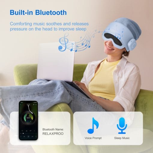 2025 Best-Selling Smart Head Massager With Eye Relief & Heating Function - Image 4