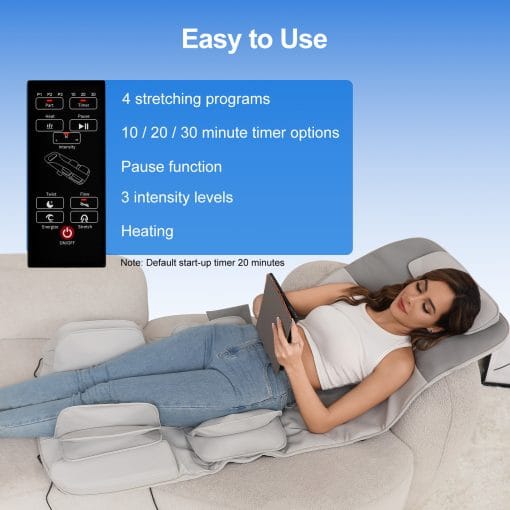 Detachable Smart Massage Mattress,Independent Lumbar And Back Heat Therapy,Overload Automatic Protection,Removable And Washable - Image 6