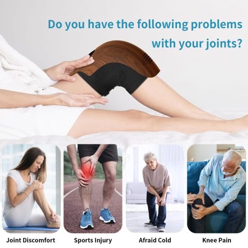 Intelligent Home Use Electric Intelligent Kneading Heating Knee Massager Rechargeable Pain Relief Infrared Laser Vibration Knee Massager - Image 8