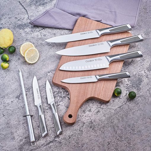 German Steel Knife Set – 15-Piece Chef Cutlery Block - Image 5