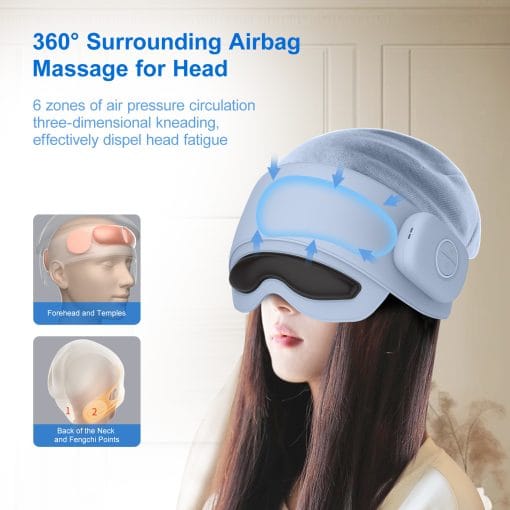 2025 Best-Selling Smart Head Massager With Eye Relief & Heating Function - Image 10