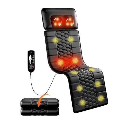 Foldable Massage Mattress Controller With Smart Heating And Timer, Perfect For Full-body Relaxation At Home, Portable And Convenient For Home Use - Image 6