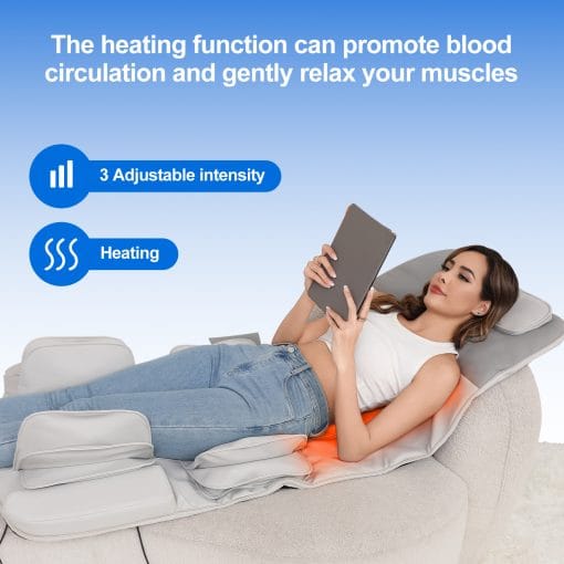 Detachable Smart Massage Mattress,Independent Lumbar And Back Heat Therapy,Overload Automatic Protection,Removable And Washable - Image 3