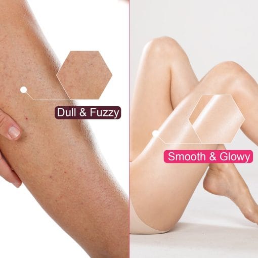 1Pc 5 In 1 Electric Body Epilator Rechargeable Women's Grooming Kit Epilator Shaver Facial Brush Callus Remover 5 Point Massager With LED Light LED Display Charging Base - Image 10