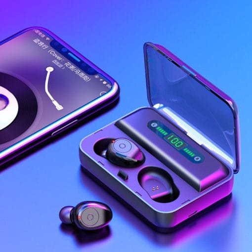 Multifunction Bluetooth Headset Binaural Movement Power Bank Phone Support - Image 7