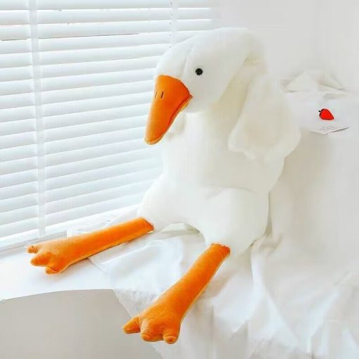 Cute Big White Geese Pillow Plush Toy - Image 9