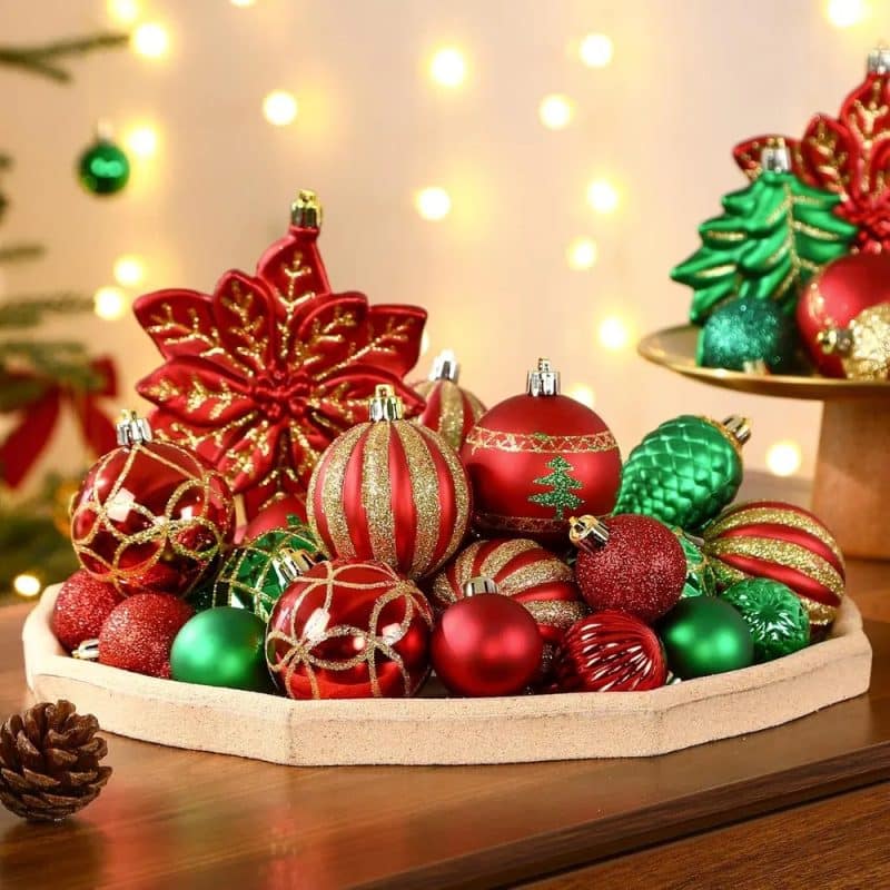plastic christmas ornaments for christmas tree