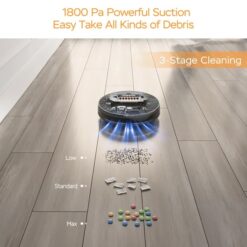 Alternative view of Geek Smart Robot Vacuum Cleaner G6;  Ultra-Thin;  1800Pa Strong Suction;  Automatic Self-Charging;  App Control;  Custom Cleaning;  Great For Hard Floors To Carpets(Banned From Selling On Amazon)