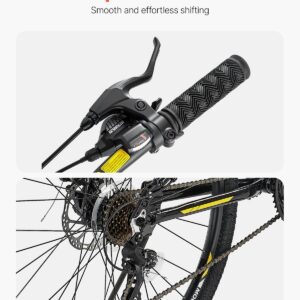 Alternative view of VEVOR Mountain Bike 29 Inch MTB Bicycle With Full Dual Suspensio, 24 Speeds Twist Shifting Comfort Saddle Dual Disc Brakes Aluminum Alloy Frame Adult Sport Cycling Bicycle For Men