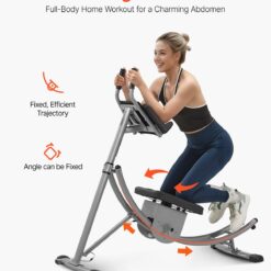 Alternative view of AB Workout Machine, Ab Workout Equipment At Home Gym, Core & Abdominal Trainers For Women, 440 Lbs Weight Capacity Strength Training Ab Cruncher, Foldable Adjustable Fitness Exerciser
