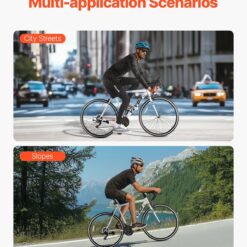 Alternative view of Road Bike, 700C Wheels Racing Bike, SHIMANO 21 Speeds Drivetrain City Commuter Road Bicycle, Urban Adult Sport Bicycle With Carbon Steel Frame, Drop Bar, Caliper Brake, For Men And Women