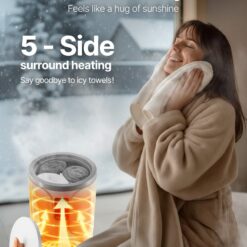 Alternative view of Towel Warmers For Bathroom, Towel Warmer Bucket With 24H Delay Timer & Child Lock & Auto Shut Off For Spa Fits Up To 3 Oversized Bath Towels, Blankets, Clothes, Bathrobes, PJ's And More