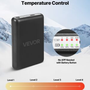 Alternative view of Heated Socks, 5000mAh Battery Powered, Rechargeable Heating Socks With 4 Heating Levels, Electric Heated Sock For Men Women, Foot Warmer For Hunting Riding Camping Hiking Skiing, Outdoor Work