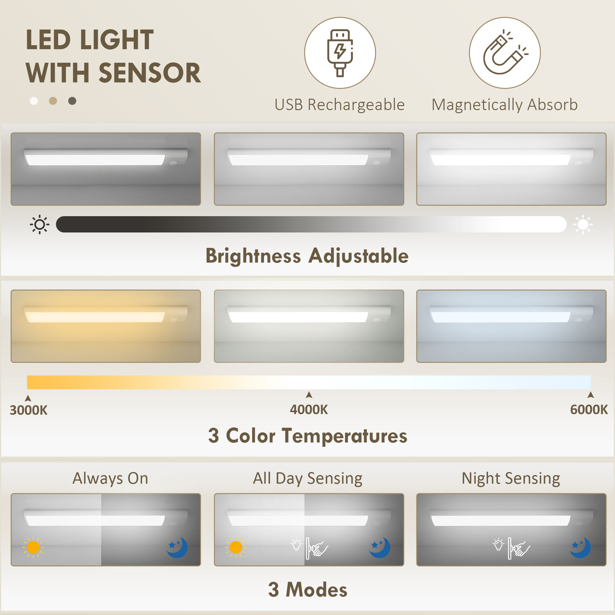 71" Kitchen Pantry Cabinet with LED Lights, 6 Door Shelves, a Drawer and 4 Adjustable Shelves, White - Image 6