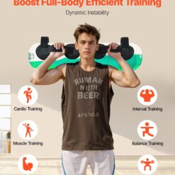 Alternative view of Water Weights Aqua Bag, Large Aqua Bags For Workout, 50 Lbs Adjustable Portable Stability Fitness & Full Body Exercise Equipment, For Strength Core And Balance Training, Home Gym Exercise, Clear