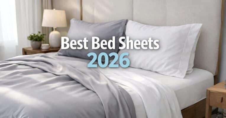 Best bed sheets 2026 showing bamboo sheets and luxury bedding for comfortable sleep