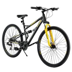 VEVOR Mountain Bike 29 Inch MTB Bicycle With Full Dual Suspensio, 24 Speeds Twist Shifting Comfort Saddle Dual Disc Brakes Aluminum Alloy Frame Adult Sport Cycling Bicycle For Men