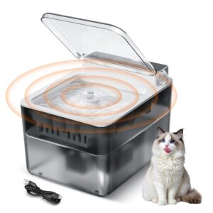 automatic pet water fountain 3L radar sensing smart cats dogs USB-C