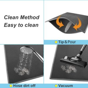Alternative view of Honeycomb Cat Litter Mat – Double Layer EVA Waterproof Non-Slip Trapping Mat