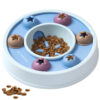 dog puzzle toy PETMARVEL 3 level interactive brain game blue