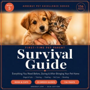 First Time Dog Owner Guide -- New Dog and Cat Owner Guide -- 136 Pages 20 Breed Guides -- Arbsbuy PDF Ebook Instant Download